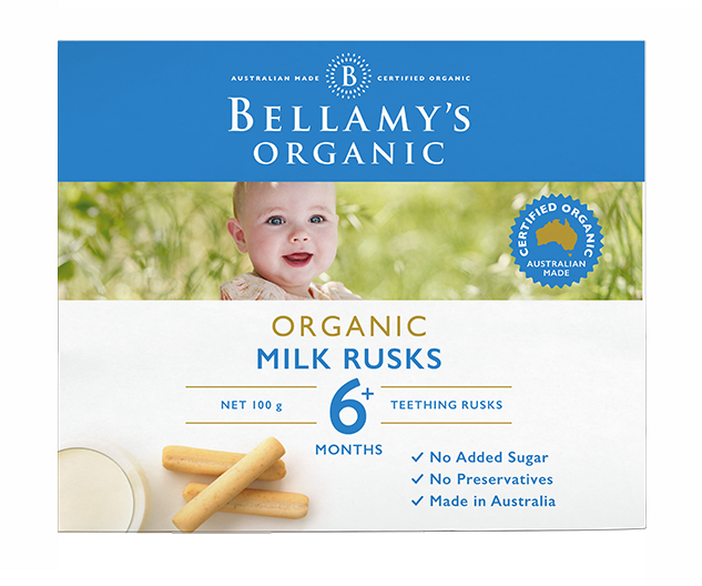 bellamys organic milk rusk